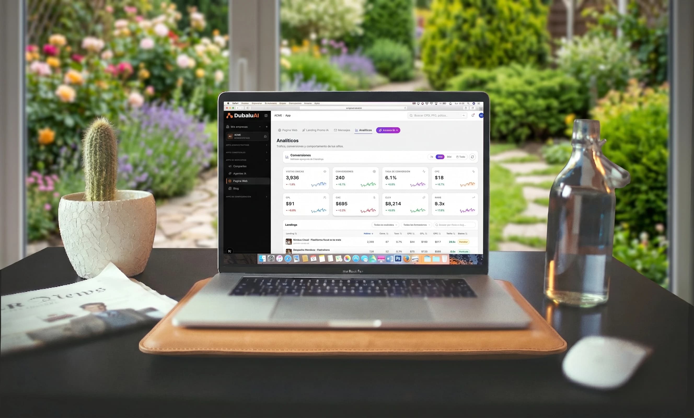 Campañas, blog y landings con el Consultor IA